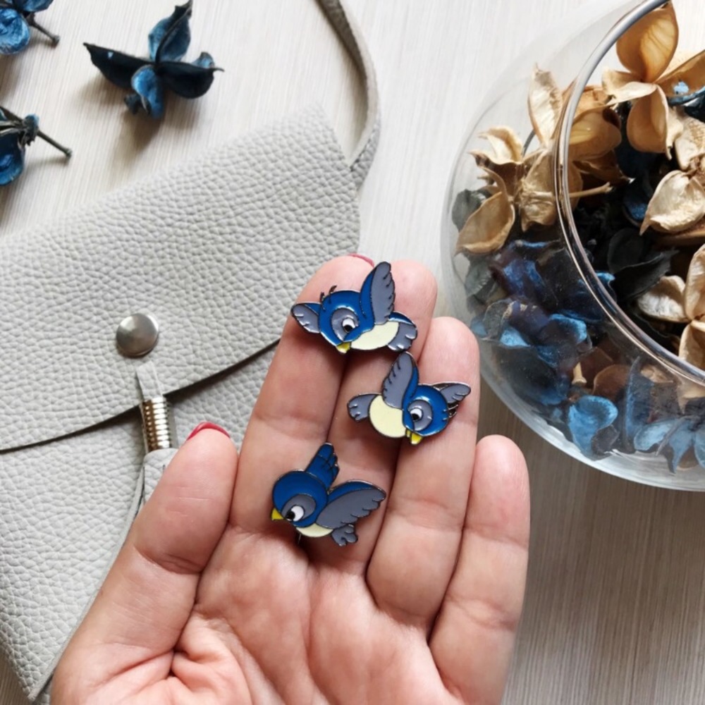 Cinderella Bird Pins